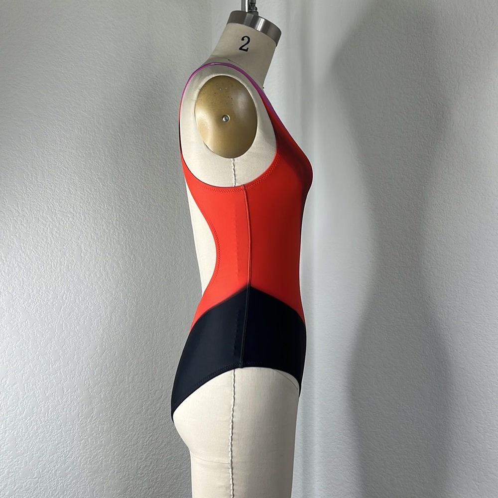 DRIES VAN NOTEN X Len Lye SS 21 Greta cutout striped swimsuit - Picture 3 of 9